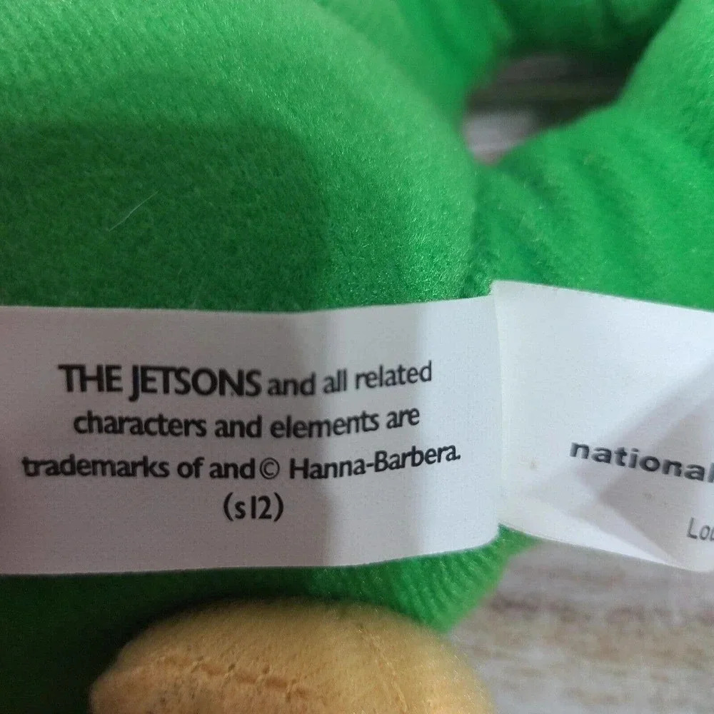 Hanna Barbera The Jetsons Plush Elroy Stuffed Doll Green Orange Outfit 13" 2012 - Picture 4 of 5